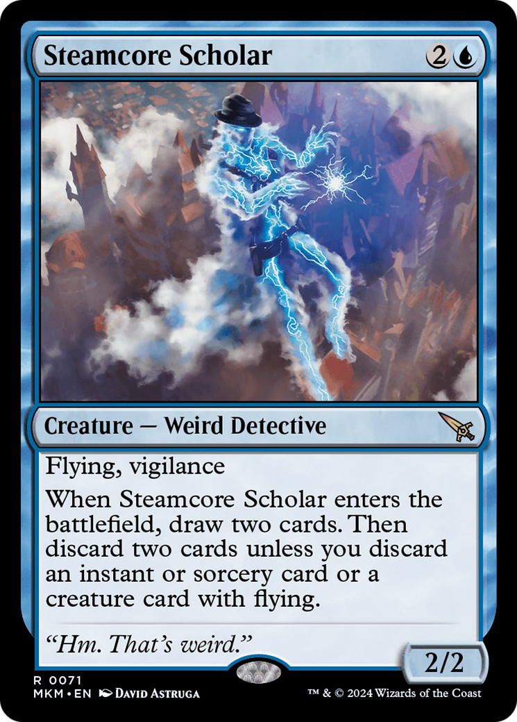 Steamcore Scholar [Murders at Karlov Manor] | Golgari Games