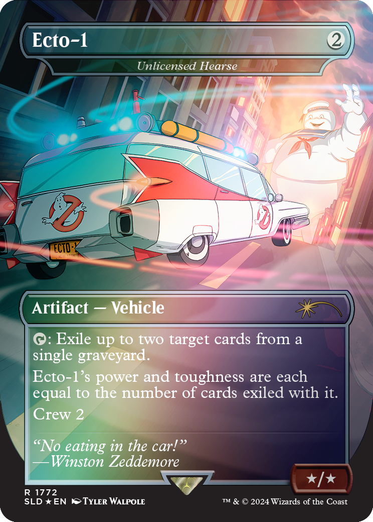 Ecto-1 - Unlicensed Hearse (Rainbow Foil) [Secret Lair Drop Series] | Local Legends