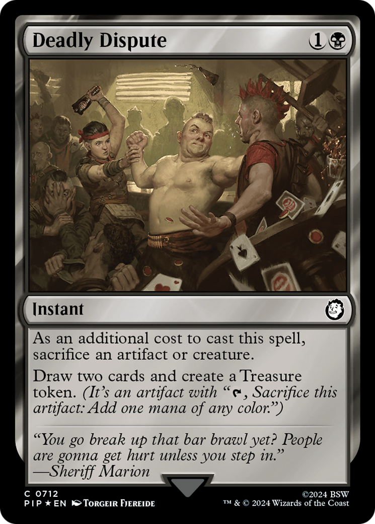 Deadly Dispute (Surge Foil) [Fallout] | Local Legends