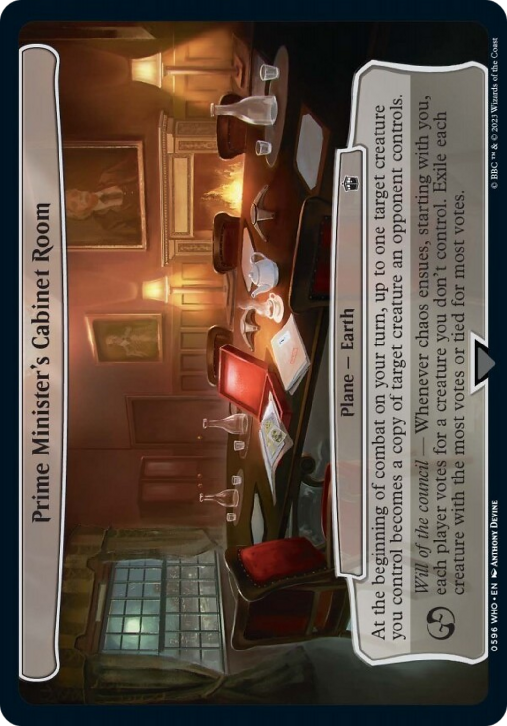 Prime Minister's Cabinet Room [Doctor Who] | Local Legends