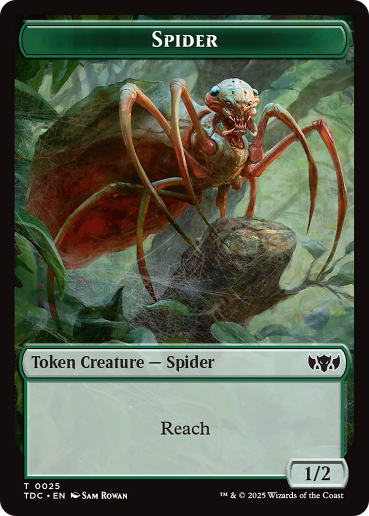 Spider // Bird Double-Sided Token [Tarkir: Dragonstorm Commander Tokens] | Local Legends