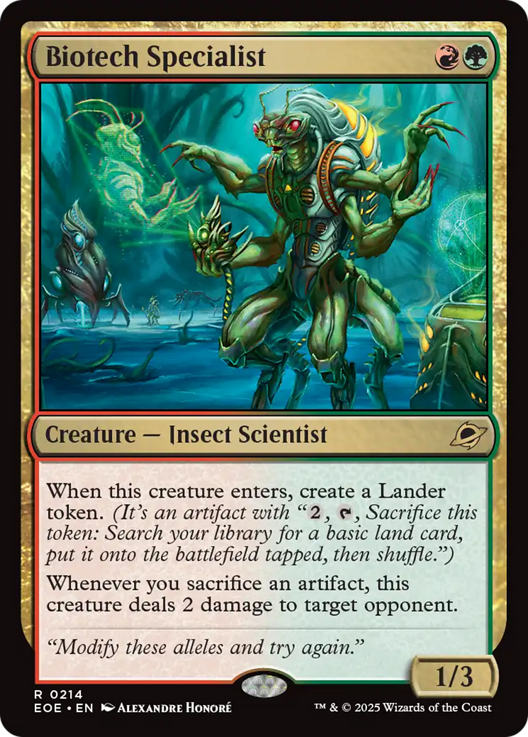 Biotech Specialist [Edge of Eternities] | Local Legends