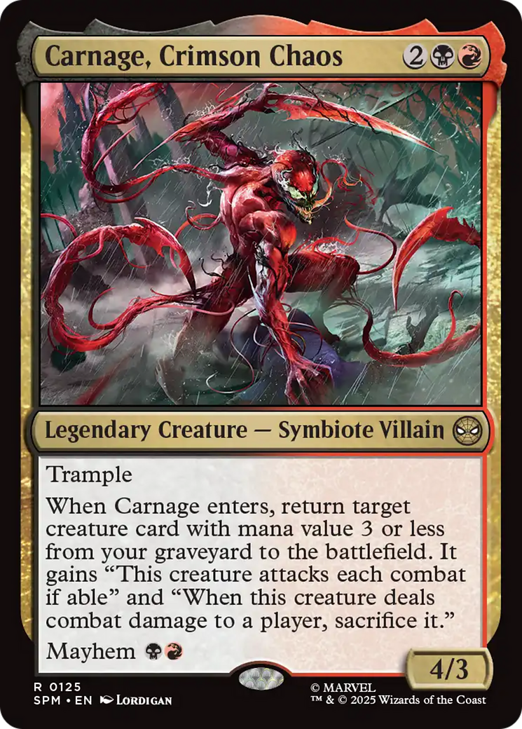 Carnage, Crimson Chaos [Marvel's Spider-Man] | Local Legends