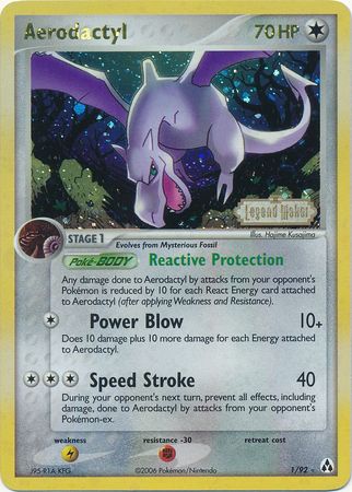 Aerodactyl (1/92) (Stamped) [EX: Legend Maker] | Local Legends