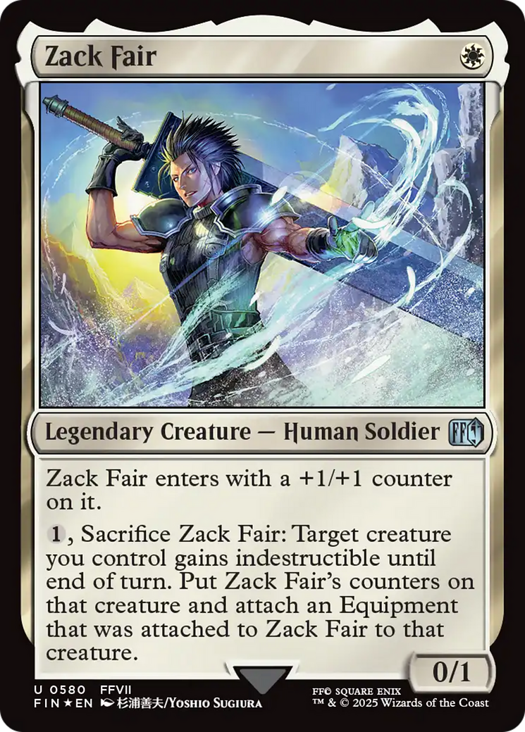 Zack Fair (Surge Foil) [FINAL FANTASY] | Local Legends