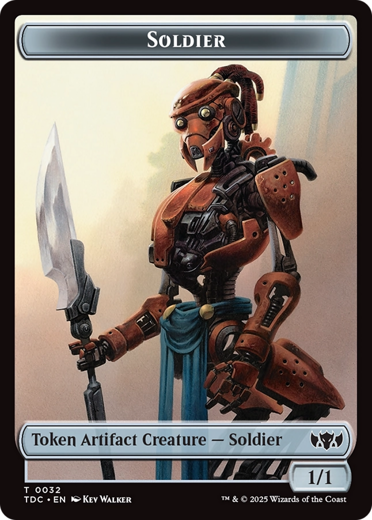 Solider (0032) // Copy Double-Sided Token [Tarkir: Dragonstorm Commander Tokens] | Local Legends