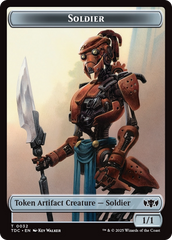 Solider (0032) // Copy Double-Sided Token [Tarkir: Dragonstorm Commander Tokens] | Local Legends