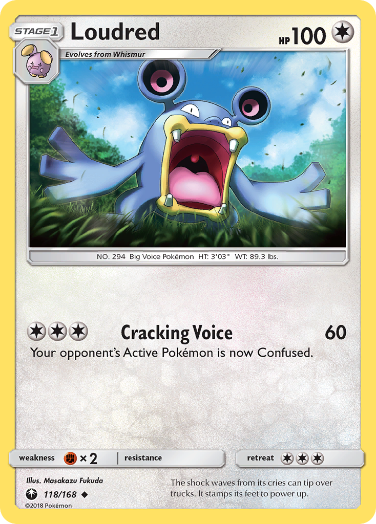 Loudred (118/168) [Sun & Moon: Celestial Storm] | Local Legends