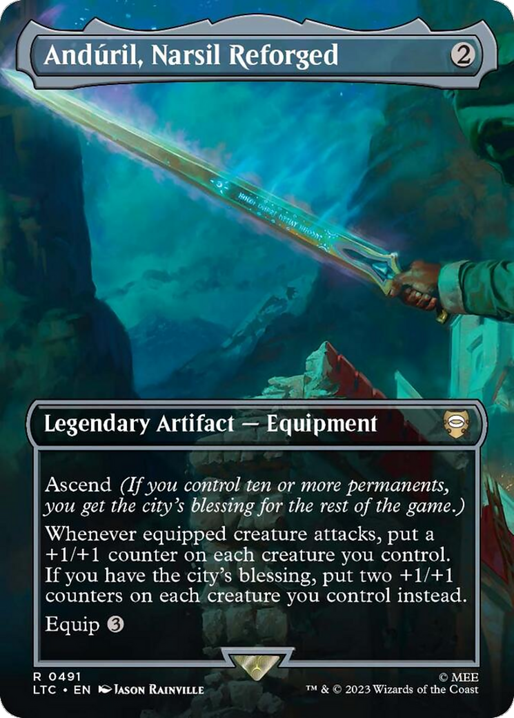 Anduril, Narsil Reforged (Borderless) [The Lord of the Rings: Tales of Middle-Earth Commander] | Local Legends