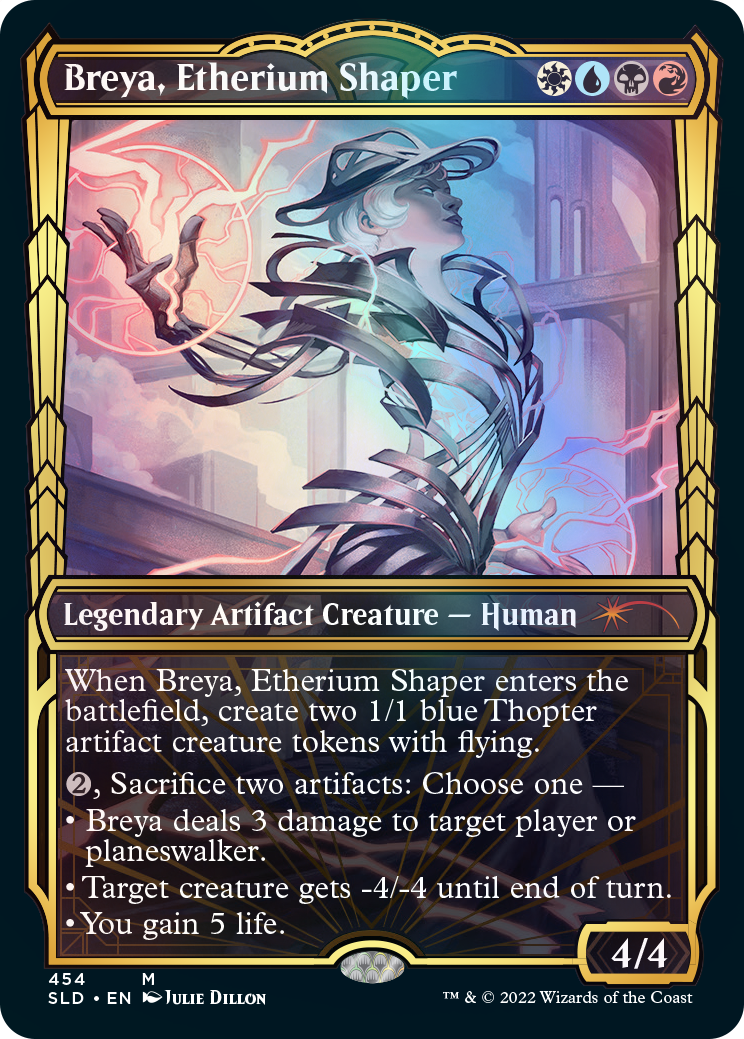 Breya, Etherium Shaper (Showcase Gilded Foil) [Secret Lair Drop Series] | Local Legends