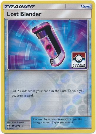 Lost Blender (181/214) (League Promo) [Sun & Moon: Lost Thunder] | Local Legends