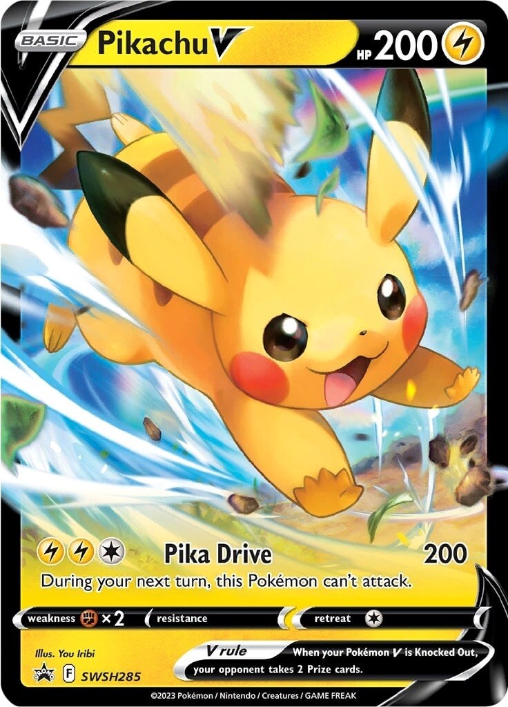Pikachu V (SWSH285) [Sword & Shield: Black Star Promos] | Local Legends