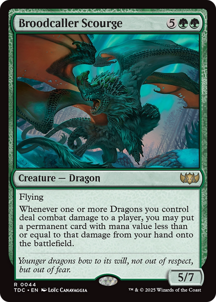 Broodcaller Scourge [Tarkir: Dragonstorm Commander] | Local Legends