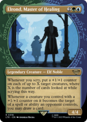 Elrond, Master of Healing (Showcase Ring Frame) [The Lord of the Rings: Tales of Middle-Earth] | Golgari Games