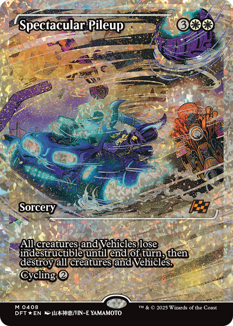 Spectacular Pileup (Showcase) (Fracture Foil) [Aetherdrift] | Local Legends