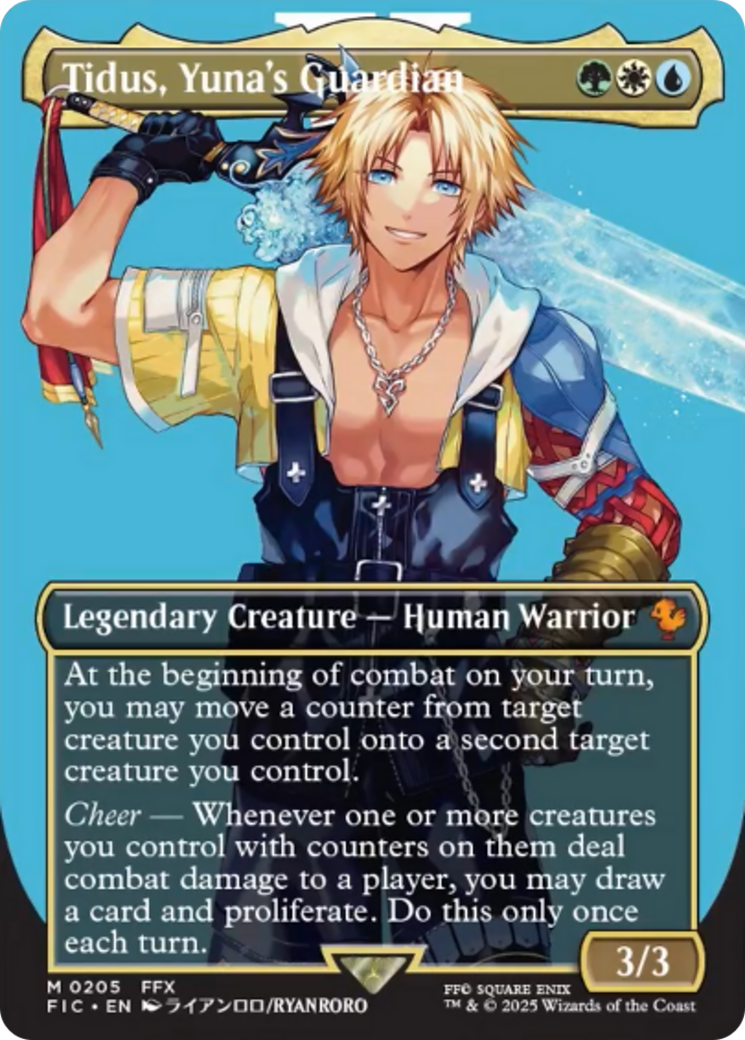 Tidus, Yuna's Guardian (Borderless) [FINAL FANTASY Commander] | Local Legends