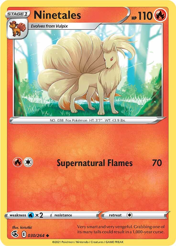 Ninetales (030/264) [Sword & Shield: Fusion Strike] | Golgari Games