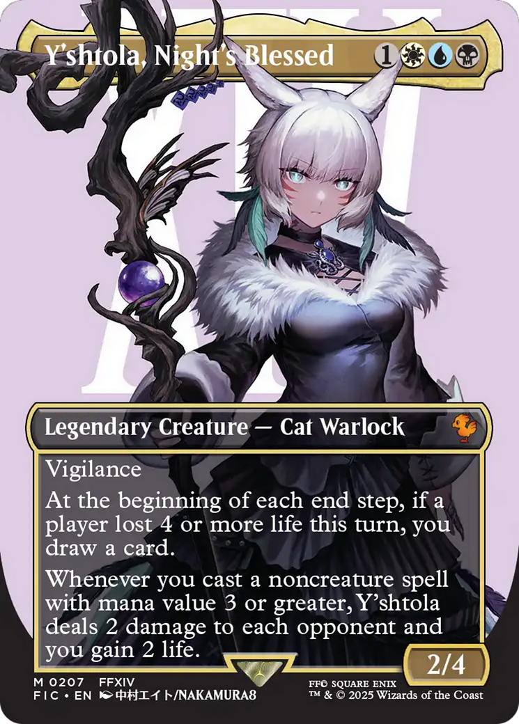 Y'shtola, Night's Blessed (Borderless) [FINAL FANTASY Commander] | Local Legends