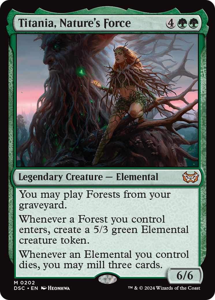 Titania, Nature's Force [Duskmourn: House of Horror Commander] | Local Legends