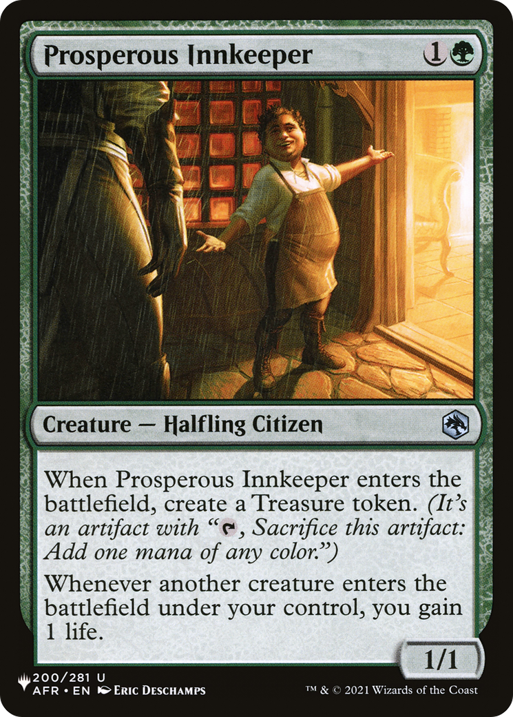 Prosperous Innkeeper [The List] | Local Legends