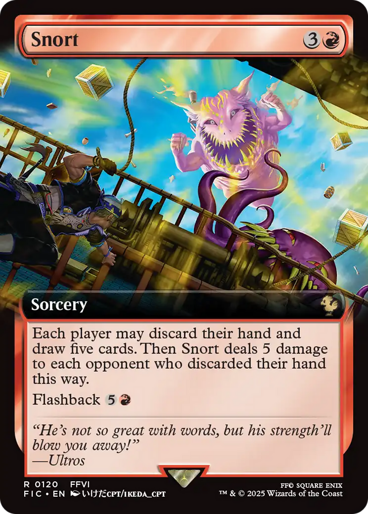 Snort (Extended Art) [FINAL FANTASY Commander] | Local Legends