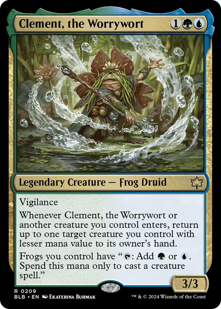 Clement, the Worrywort [Bloomburrow] | Golgari Games