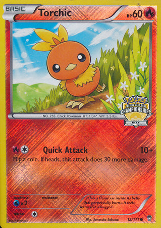 Torchic (12/111) (City Championship Promo) [XY: Furious Fists] | Local Legends