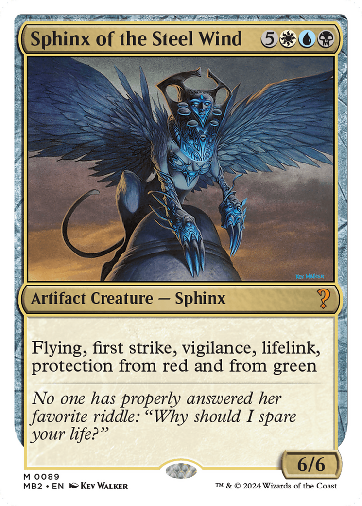 Sphinx of the Steel Wind (White Border) [Mystery Booster 2] | Local Legends