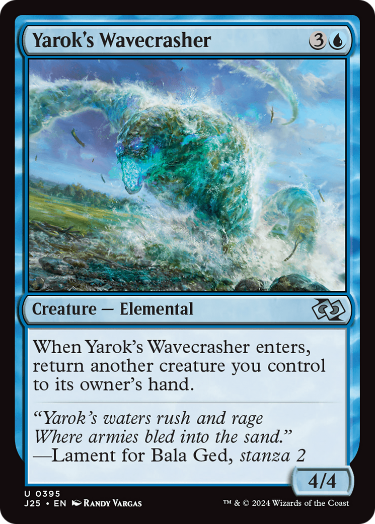 Yarok's Wavecrasher [Foundations Jumpstart] | Local Legends
