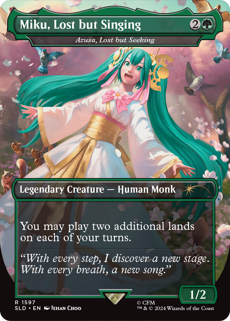 Miku, Lost but Singing - Azusa, Lost but Seeking [Secret Lair Drop Series] | Local Legends