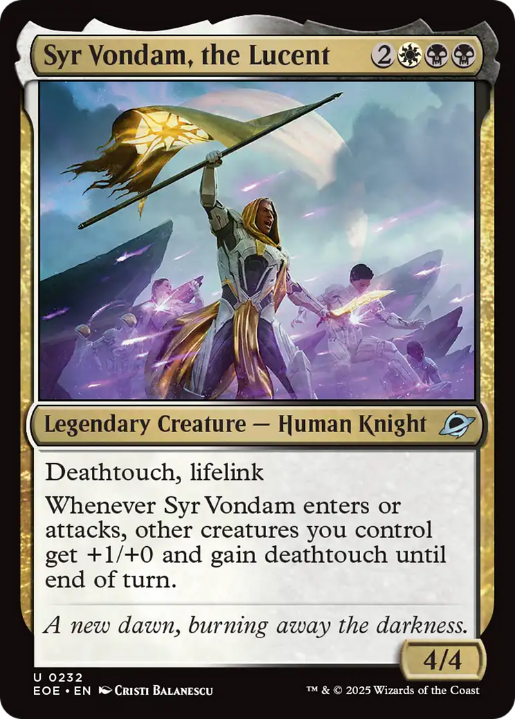 Syr Vondam, the Lucent [Edge of Eternities] | Local Legends