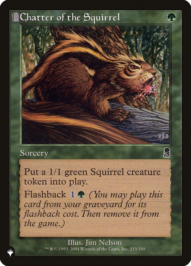 Chatter of the Squirrel [The List] | Local Legends