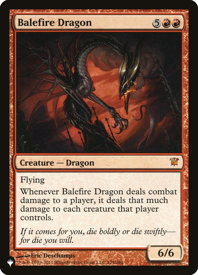 Balefire Dragon [The List] | Golgari Games