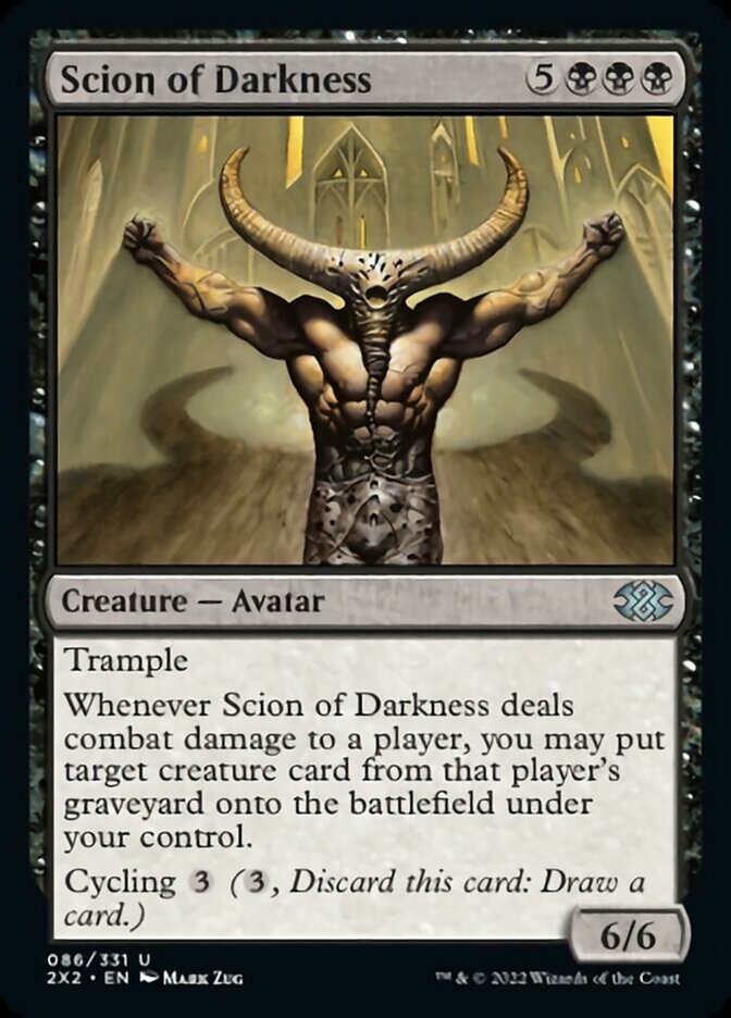 Scion of Darkness [Double Masters 2022] | Local Legends