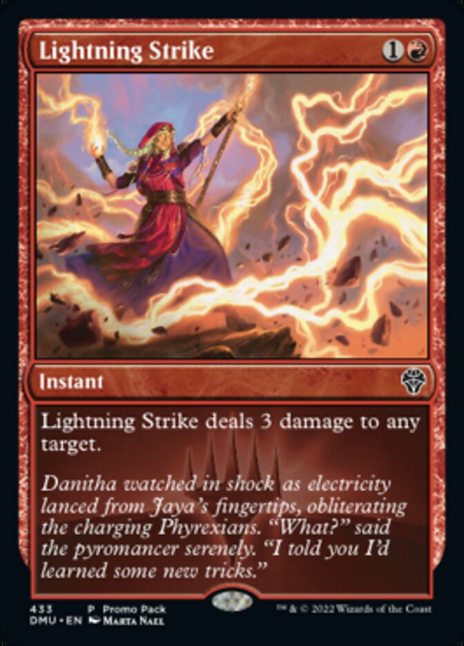 Lightning Strike (Promo Pack) [Dominaria United Promos] | Golgari Games