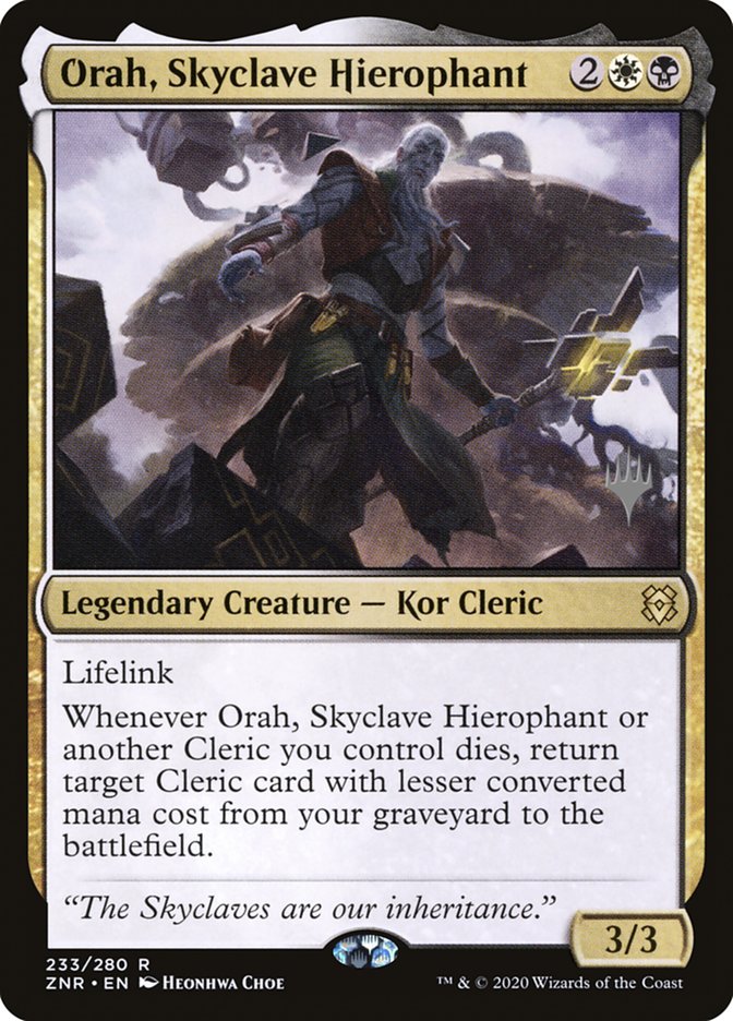 Orah, Skyclave Hierophant (Promo Pack) [Zendikar Rising Promos] | Local Legends