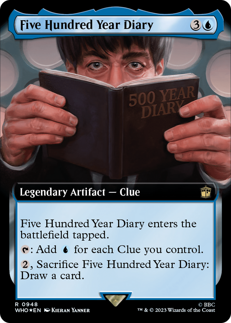 Five Hundred Year Diary (Extended Art) (Surge Foil) [Doctor Who] | Local Legends