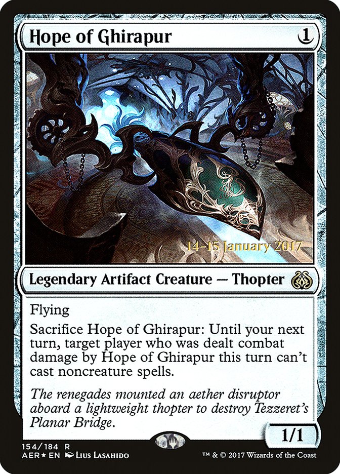 Hope of Ghirapur [Aether Revolt Prerelease Promos] | Local Legends