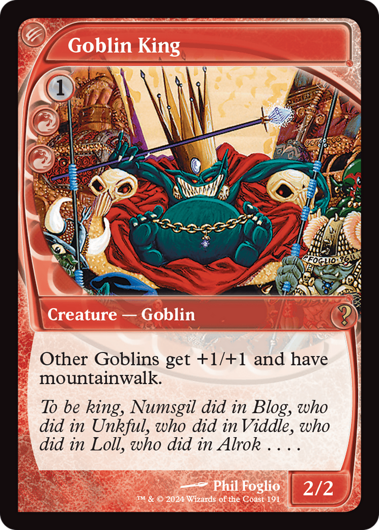 Goblin King (Future Sight) [Mystery Booster 2] | Local Legends