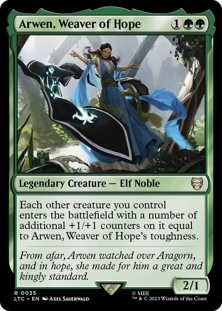 Arwen, Weaver of Hope [The Lord of the Rings: Tales of Middle-Earth Commander] | Golgari Games