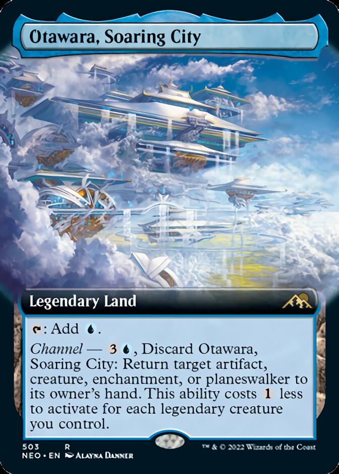 Otawara, Soaring City (Extended Art) [Kamigawa: Neon Dynasty] | Local Legends