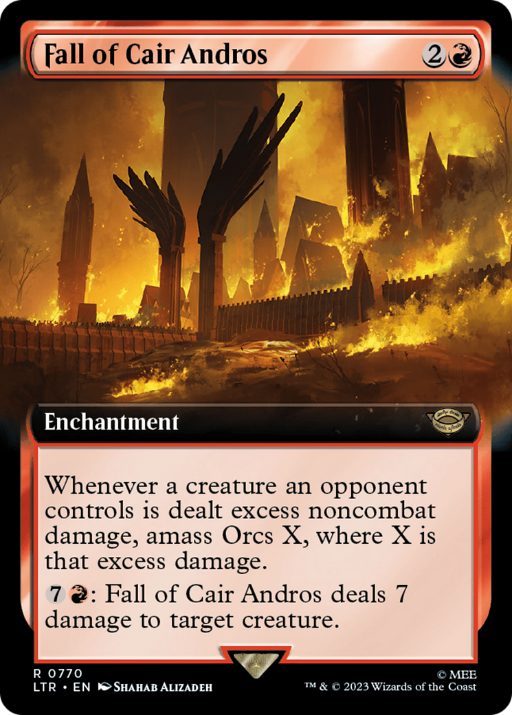 Fall of Cair Andros (Extended Art) (Surge Foil) [The Lord of the Rings: Tales of Middle-Earth] | Local Legends