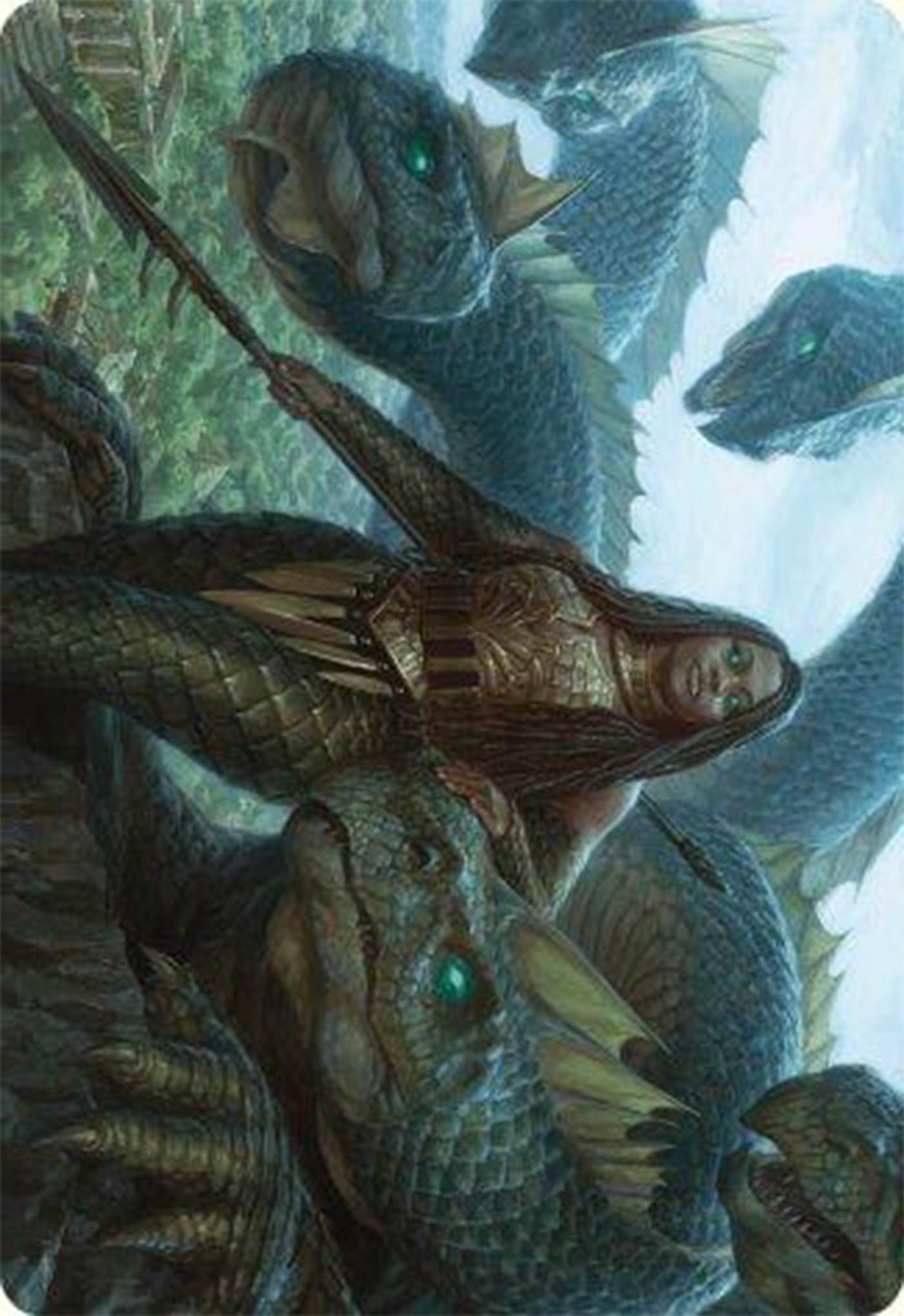 Hydra Trainer Art Card [Modern Horizons 3 Art Series] | Local Legends
