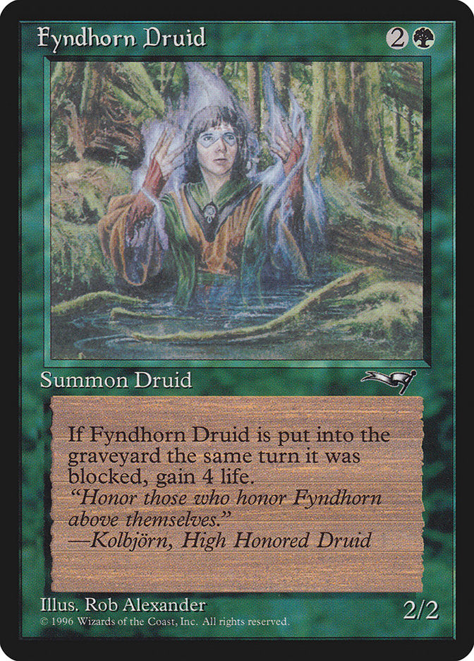 Fyndhorn Druid (Blue Flames) [Alliances] | Local Legends