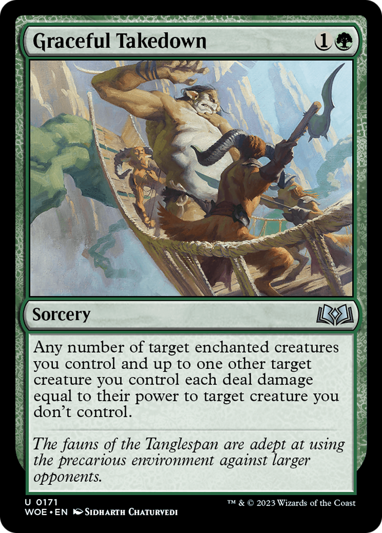 Graceful Takedown [Wilds of Eldraine] | Local Legends