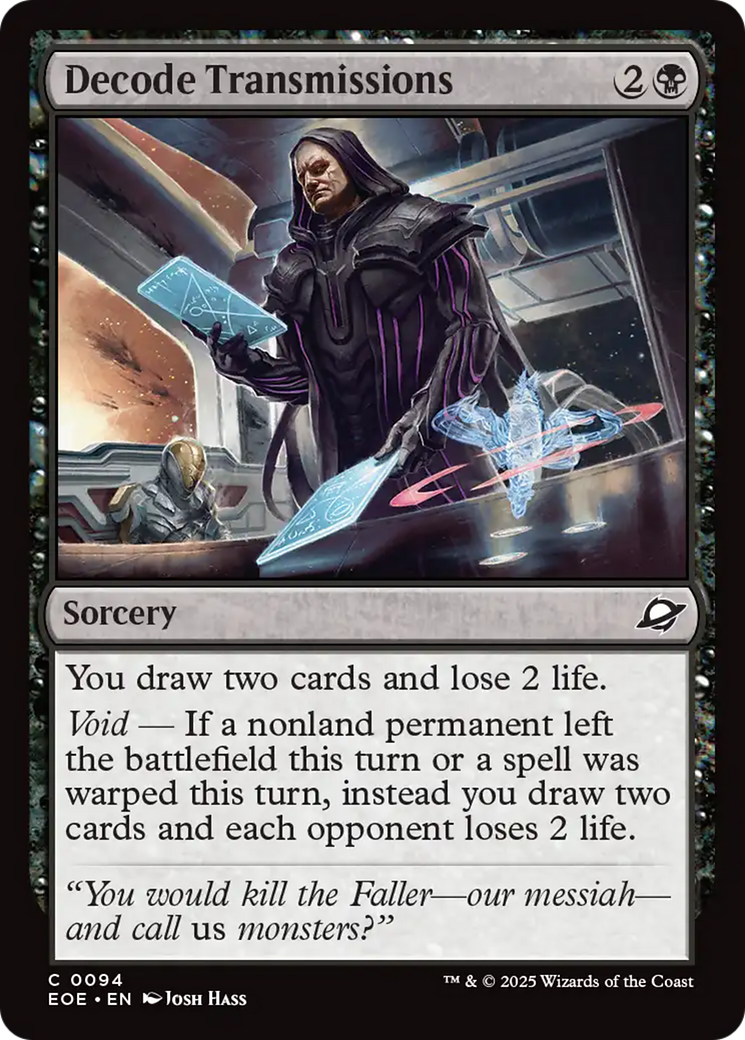 Decode Transmissions [Edge of Eternities] | Local Legends