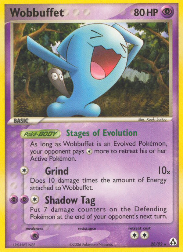 Wobbuffet (28/92) [EX: Legend Maker] | Local Legends