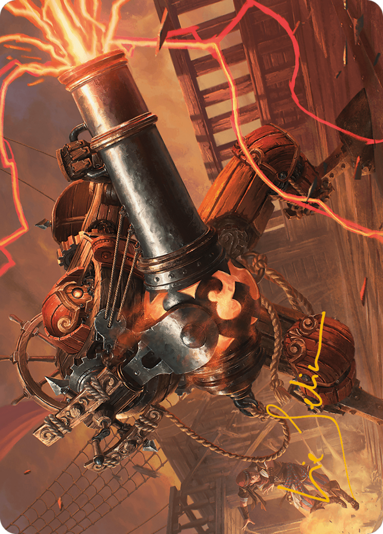 Blaster Hulk Art Card (Gold-Stamped Signature) [Modern Horizons 3 Art Series] | Local Legends