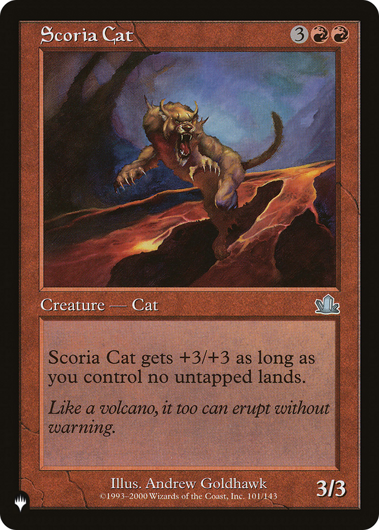 Scoria Cat [The List] | Local Legends