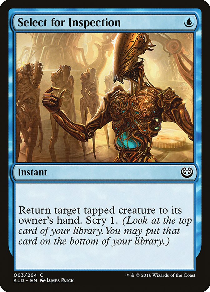 Select for Inspection [Kaladesh] | Local Legends